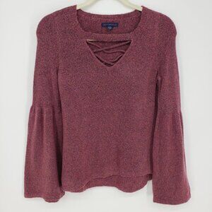 American Eagle Outfitters Pink Sweater